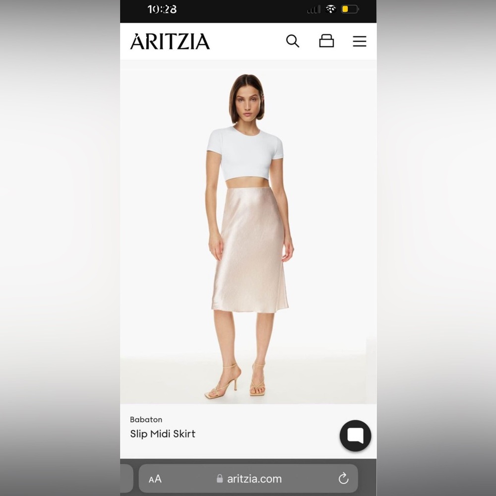 Aritzia Slip Skirt - Picture 1 of 2